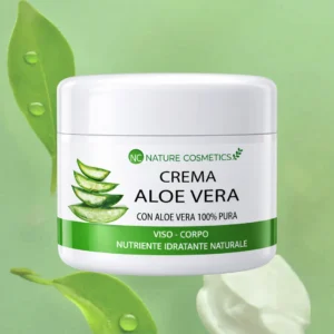 Crema Idratante Naturale all'Aloe Vera e Olio di Argan