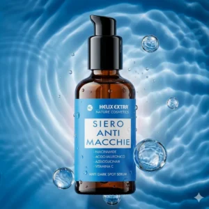 siero viso antimacchie con niacinamide, azeloglicina e acido ialuronico